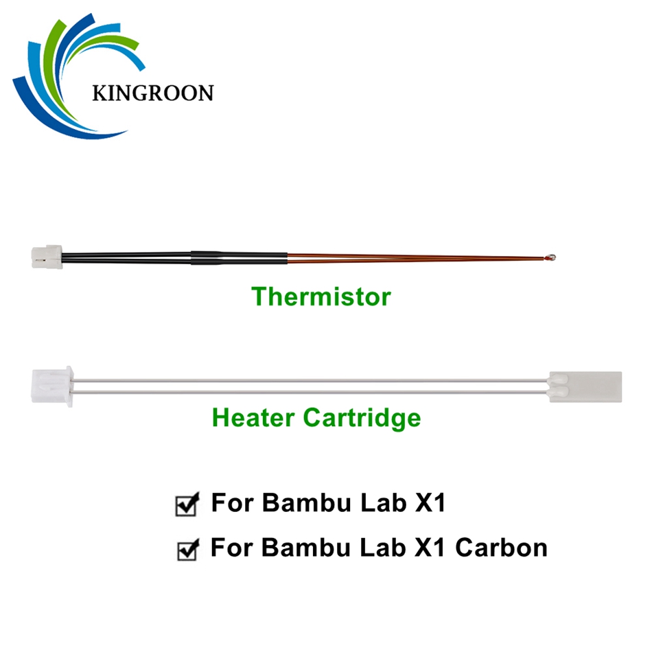 Ceramic Heat Emitter - 1/2 adet termistör ve Bambu Lab